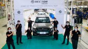 Mg Hector Plus Production Commencement