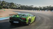 Lamborghini Aventador Svj 2018 Rear Action