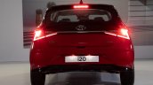 New Hyundai I20 Rear With Lights On