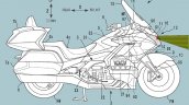 Honda Goldwing Radar Cruise Control Patent Image