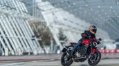2021 Ducati Monster Cornering