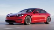 2021 Tesla Model S Front Close Up
