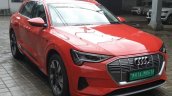 Audi E Tron Red Front Three Quarters