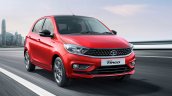 Tata Tiago Front Right Red Action