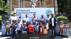 Ather Energy Promotes Child Road Safety with Helmet Initiative in Bengaluru