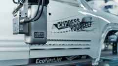 Print Custom Graphics, Patterns, Lettering Directly on Car Body