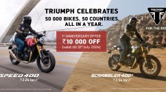 Triumph Speed 400 and Scrambler 400 X: 50,000 Sold Globally in One Year