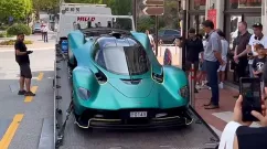 F1 Star Fernando Alonso's Aston Martin Valkyrie Breaks Down in Monaco