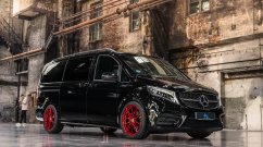 Red and Black Twist: A Mercedes V-Class That Turns Heads