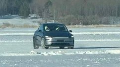 Revamped Tesla Model Y Spotted Uncamouflaged During Winter Testing