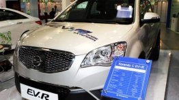 Ssangyong Korando C EV-R showcased at ENVEX 2013