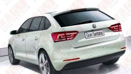 Rendering - VW China's model offensive includes a Gran Santana estate