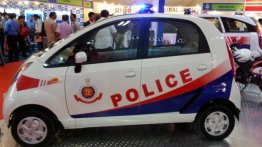 Tata Nano shown as a Delhi Police vehicle, looks brilliant! 