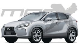 Rendering - Lexus LF-NX crossover to launch in August 2014; Has the Q5 and X3 in sight