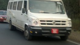 Spied - Force Traveller 26 CNG variant spotted in Pune