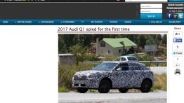 Audi Q1 compact SUV starts testing ahead of Geneva debut - Report