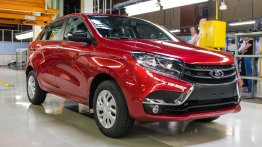 New images of Lada XRAY hatchback surface - Russia