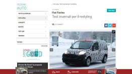 2016 Fiat Fiorino/2016 Fiat Qubo spied winter testing - Spied