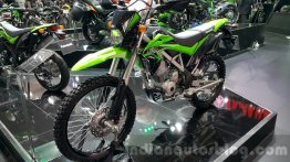 Kawasaki D-Tracker 150, Kawasaki KLX 150BF shown at 2015 Thai Motor Expo - IAB Report