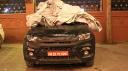 Maruti YBA sub-4m SUV snapped in production avatar, gets projector headlights - Spied