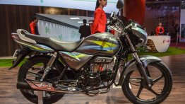 Hero Splendor Pro in new colour theme - Auto Expo 2016