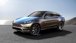 Tesla Model Y crossover - Rendering