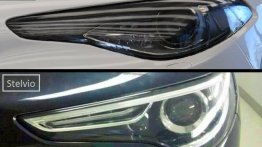 Image of the Alfa Romeo Stelvio's headlamp surfaces