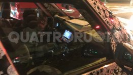 Interior of the 2017 Fiat 500L snapped