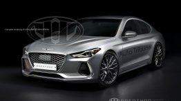 Genesis G70 (BMW 3 Series rival) rendered based on spy images