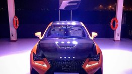 Lexus RC-F showcased in India at a dealer event