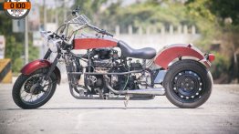 Puneite builds custom motorcycle using Maruti 800 parts