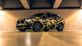 Camouflaged BMW X2 snapped at Milano Fashion Show