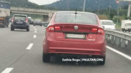 2018 Proton Preve with dual-tone colour scheme spied