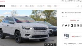 2019 Jeep Cherokee spy shots reveal shift to conventional headlamps