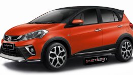 2018 Perodua Myvi cross variant - Rendering