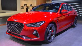 Genesis G70 with Sport Package showcased at the 2017 Dubai Motor Show