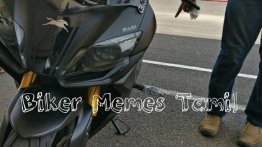 TVS Apache RR 310 spied at Madras Motor Race Track