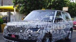 2018 Range Rover (facelift) spotted testing in India