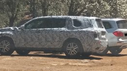 Next-gen Mercedes GLS spotted next to current Mercedes GLS