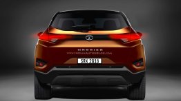 Tata Harrier (Tata H5X) rear-end - IAB Rendering