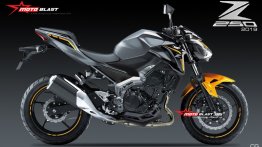 New Kawasaki Z250 digital render by Motoblast looks promising