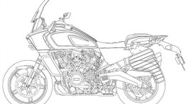 Leaked design patents show future Harley-Davidson models with saree guard