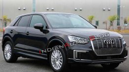 Audi Q2L e-tron leaked ahead of debut next month