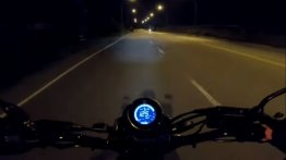 Yamaha XSR155 top speed attempt caught on camera