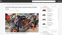 Production-spec 2020 KTM 1290 Super Duke R spied ahead of EICMA debut