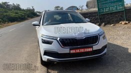 Skoda Kamiq spied on test in India once again