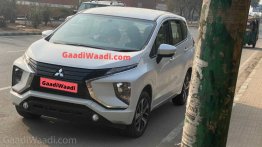 Mitsubishi Xpander (Maruti Ertiga rival) spied in India for the first time