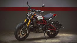 Indian FTR Carbon revealed, is inspired by the Indian F750 flat tracker