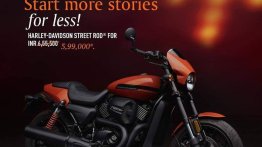 2020 Harley-Davidson Street Rod available at a flat discount of INR 55,500