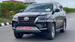 2021 Toyota Fortuner Spotted Testing With Minimal Camouflage; Launch Expected This Diwali